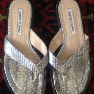 Manolo Blahnik flat sandal